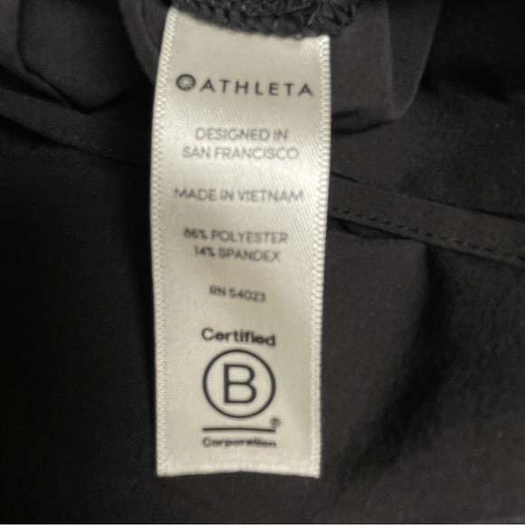 Athleta Sayulita Wide Leg Jumpsuit Black Size 8 - Picture 10 of 14